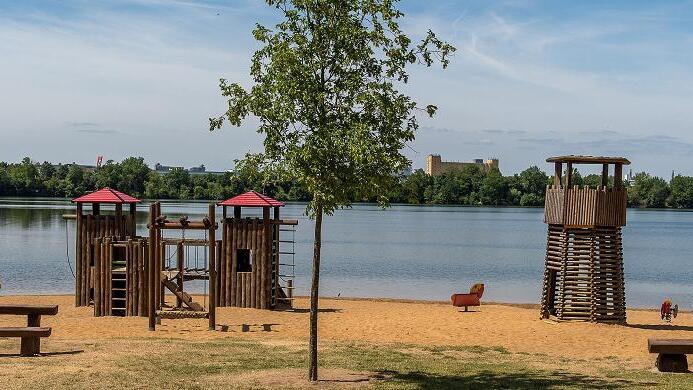 Das ist der neue Strand am Baggersee