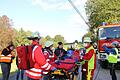 Feuerwehrgroßübung bei Oberthulba.       -  Feuerwehrgroßübung bei Oberthulba.