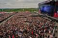 Rock am Ring 2022.jpeg       -  Rockfans tanzen während vor der Hauptbühne des Open-Air-Festivals “Rock am Ring'.