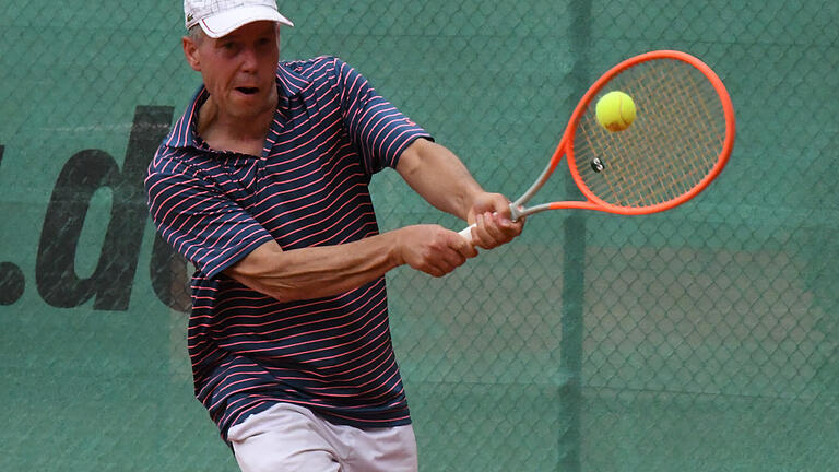 Senioren-Open Bad Kissingen       -  Andreas Wender vom TC Apolda gewann das Finale der Herren-50.