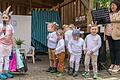 Mit einem Sommerfest feierten Erwachsene und Kinder das 50-jährige Bestehen des Seifriedsburger Kindergartens.&nbsp;