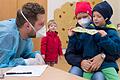 In der großen KiTa-CoV-Studie werden Würzburger Kita-Kinder regelmäßig untersucht. Das Foto stammt vom Beginn der Studie im Herbst 2020.