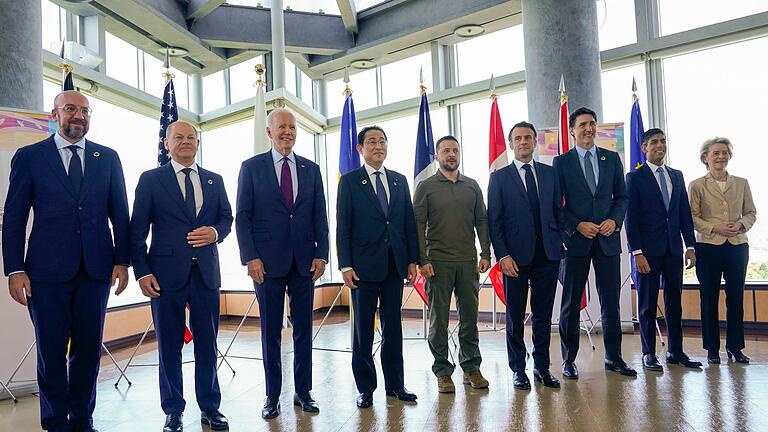 G7-Gipfel in Hiroshima.jpeg - Aus Sicht des Gastgebers Japan bewiesen die G7 'unerschütterliche Einigkeit' bei der Unterstützung der Ukraine. G7-Gipfel in Hiroshima.jpeg - Aus Sicht des Gastgebers Japan bewiesen die G7 'unerschütterliche Einigkeit' bei der Unterstützung der Ukraine.