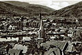 Zwei wichtige Werke zur Geschichte der 1939 nach Lohr eingemeindeten Gemeinde Sendelbach sind nun erschienen.Im Bild: Blick über den Sendelbacher Ortskern nach Lohr. Diese Aufnahme entstand um 1950.