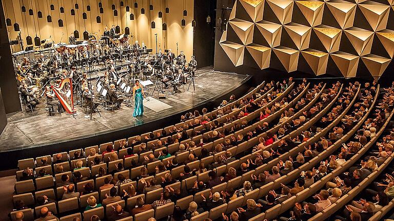Im Zuschauerraum wird sich nichts tun: Die Sanierung des Schweinfurter Theaters betrifft vor allem die Bereiche hinter der Bühne, das Dach und die Haustechnik. Stand jetzt wird es auf jeden Fall 2018/19 und 2019/20 komplette Spielzeiten geben.