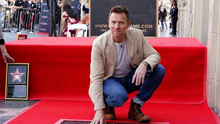 Ewan McGregor bekommt Stern auf Walk of Fame       -  Ewan McGregor wird in Hollywood gefeiert.