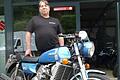 Außergewöhnlich: Manfred Demant aus Ochsenfurt wartet eine Suzuki Wankel RE 5, die einen seltenen Wankelmotor hat.