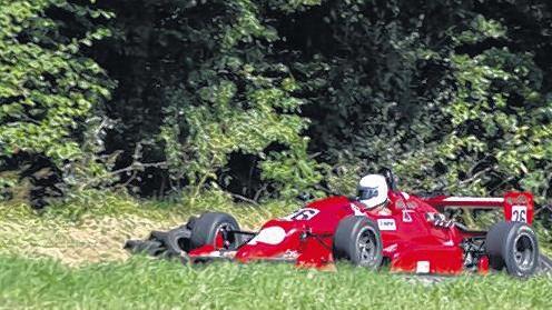 Amazone: Helga Heinrich (hier im Esonia VW/Lada) gewann einst als einzige Frau auf dem Sachsenring ein Motorrad-Weltcuprennen.