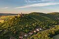 Die Burgruine Trimburg im Abendlicht       -  Ein Ausflugsziel für das Pfingstwochenende: Die Burgruine Trimburg hier im Abendlicht.