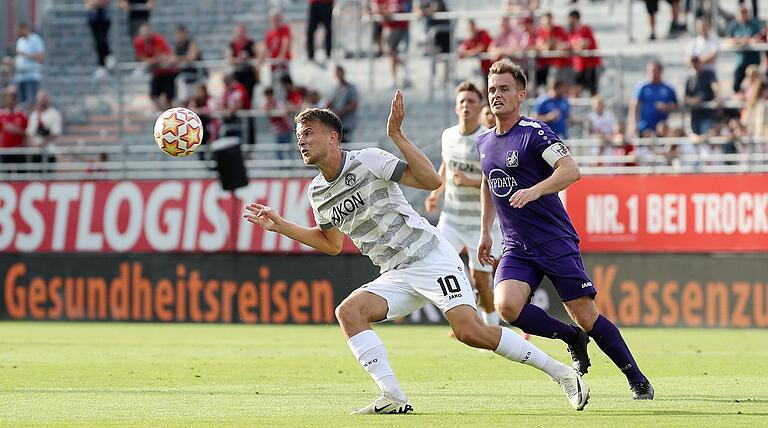 Traf für die Kickers zum 2:1 gegen Augsburg: Neuzugang Moritz Hannemann&nbsp;