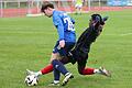 Omar Senghore (rechts) von der SG Eltmann stoppt Jonas Hachtel (TSV Gochsheim).