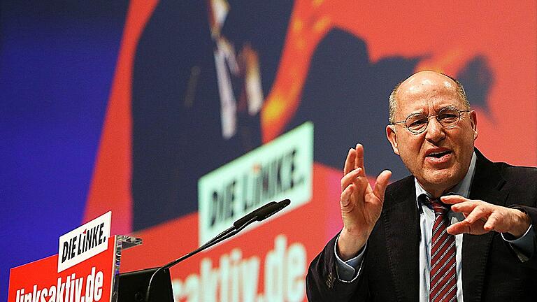 Parteitag Die Linke in Bonn       -  Gregor Gysi, Vorsitzender der Europäischen Linken, warb auf dem Parteitag dafür, die EU als Chance zu begreifen.