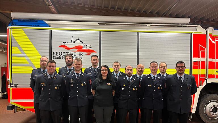 Der neugewählte Vorstand der Feuerwehr Hammelburg. - Der neugewählte Vorstand der Feuerwehr Hammelburg. Der neugewählte Vorstand der Feuerwehr Hammelburg. - Der neugewählte Vorstand der Feuerwehr Hammelburg.