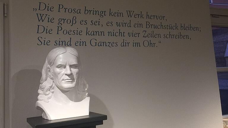 Friedrich Rückert im Poetikum Oberlauringen.