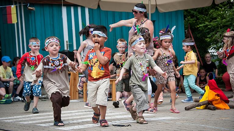 Ein Sommerfest im Kindergarten St. Johannes wird es nur noch heuer geben können. Danach wird der Kiga abgerissen und neu gebaut. Für etwa zwei Jahre werden die Kleinen im BRK-Kinderhaus in den Marshall Heights betreut.