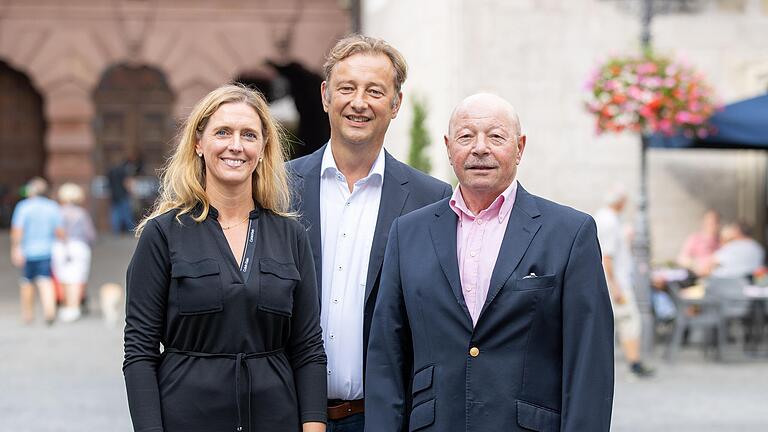 Bei der Würzburger Stadtrats-CSU ist man stolz auf das eigene Innenstadt-Konzept: Bürgermeisterin Judith Roth-Jörg, Wolfgang Roth (Fraktionschef) und Rainer Schott (Fraktionsvize).