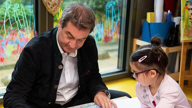 Bayern und Bund schließen Gute-Kita-Vertrag.jpeg       -  Markus Söder hat die Themen Schule und Kita für sich entdeckt.