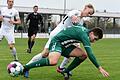 Ronny Mangold (vorne) will seinen Teil dazu beitragen, dass der TSV Großbardorf das Unterfranken-Derby gegen den Würzburger FV gewinnt.