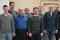 Im Bild (von links): Markus Fischer, Matthias Wirth, Josef Eckert, Michael Schmitt, Johannes Fischer, Stefan Lehrmann, Peter Hebig, Markus Wieland.