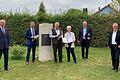 Mit dabei bei der Verleihung: Landrat Wilhelm Schneider (Landkreis Haßberge), Kunstminister Bernd Sibler, Günter und Beate Lipp, Eberns Bürgermeister Jürgen Hennemann und Generalkonservator Mathias Pfeil.