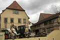 Ein ungewohnter Anblick: Das Fachwerkhaus der Familie Förster in der Weiße-Turm-Straße ist nach dem Abbruch der Werkstatt nun wieder in seinem ursprünglichen Zustand zu sehen.