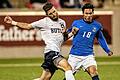 Ein Traum wird wahr: Der Oberschwarzacher Timo Pitter (rechts) wurde beim Super Draft der Major League Soccer vom FC Dallas ausgewählt und bekommt einen Profivertrag.