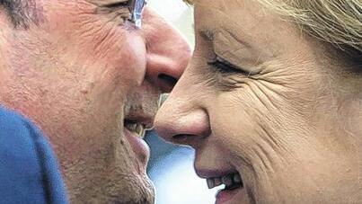Kommen sich näher: Kanzlerin Angela Merkel und Frankreichs Präsident François Hollande