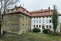 Wieder instandgesetzt wurde das Schloss Obbach von Professor Andreas Schäfer. Der ältere Teil (rechts) wurde Ende des 17. Jahrhunderts erbaut, der jüngere Teil (links) Mitte des 18. Jahrhunderts.