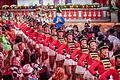 An diesem Freitag (2. Februar) ist es wieder soweit: Die TV-Prunksitzung des Bayerischen Rundfunks wird live aus Veitshöchheim im Landkreis Würzburg übertragen. Das Bild entstand bei der Generalprobe von 'Fastnacht in Franken' am Donnerstag