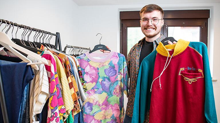 Oliver 'Oli' Wacker möchte mit 'Wacker Vintage' den Kauf, Verkauf und das Spenden von gebrauchter Kleidung nachhaltig fördern.&nbsp;