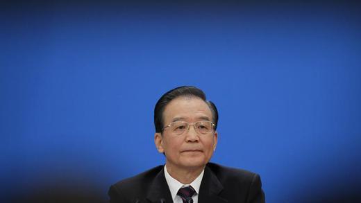 Wen Jiabao       -  Hat Chinas Premier Wen Jiabao wirklich die Macht, um das Monopol der Staatsbanken zu brechen? Foto: How Hwee Young