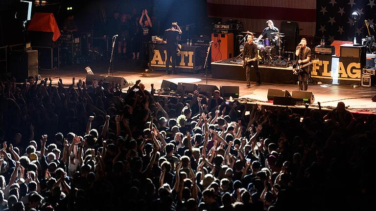 'Anti-Flag' im Mai 2019 beim 'Punk in Drublic'-Festival in der s.Oliver Arena Würzburg. 'Anti-Flag' im Mai 2019 beim 'Punk in Drublic'-Festival in der s.Oliver Arena Würzburg.