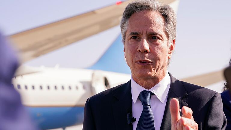 US-Außenminister Blinken reist in den Nahen Osten       -  US-Außenminister Blinken bemüht sich im Nahen Osten weiter um Deeskalation.