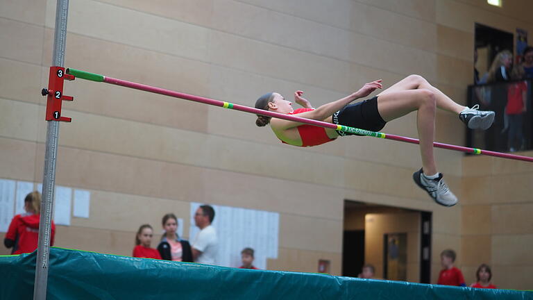 Leichtathletik: Hallenkreismeisterschaft in Münnerstadt       -  Für eine der besten Leistungen bei den Hallen-Kreismeisterschaften in Münnerstadt sorgte Lokalmatadorin Marlies Heusinger.