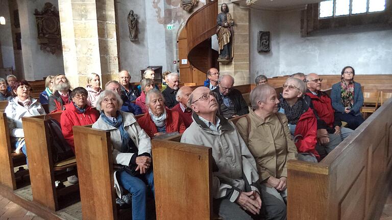 Der St.-Johannis-Chor Karlstadt in der Sächsischen Schweiz.