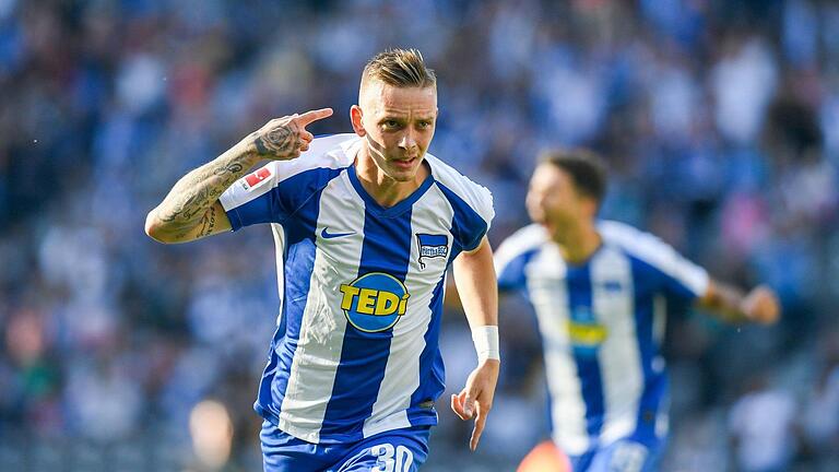 Er gehört zu den teuersten fränkischen Profis der 1. und 2. Bundesliga: Marius Wolf von Hertha BSC. Foto Tom Weller/dpa       -  Er gehört zu den teuersten fränkischen Profis der 1. und 2. Bundesliga: Marius Wolf von Hertha BSC. Foto Tom Weller/dpa