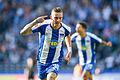 Er gehört zu den teuersten fränkischen Profis der 1. und 2. Bundesliga: Marius Wolf von Hertha BSC. Foto Tom Weller/dpa       -  Er gehört zu den teuersten fränkischen Profis der 1. und 2. Bundesliga: Marius Wolf von Hertha BSC. Foto Tom Weller/dpa