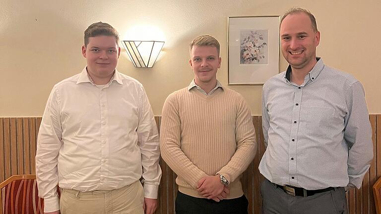 Sind auf die Wahl gut vorbereitet: (von links) Simon Ruck (Kreisvorsitzender Main Spessart), Bundestagskandidat Noah Kirchgeßner und Markus Krebs (Kreisvorsitzender Miltenberg). Sind auf die Wahl gut vorbereitet: (von links) Simon Ruck (Kreisvorsitzender Main Spessart), Bundestagskandidat Noah Kirchgeßner und Markus Krebs (Kreisvorsitzender Miltenberg).