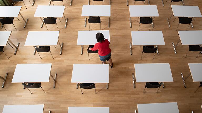 Schulbeginn auf Abstand: Für die Schüler der Abschlussklassen steht ab Montag in Main-Spessart wieder der Schulbesuch an.&nbsp;