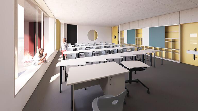 Hell und durchlässig: So sollen die neuen Klassenzimmer aussehen. Hell und durchlässig: So sollen die neuen Klassenzimmer aussehen.