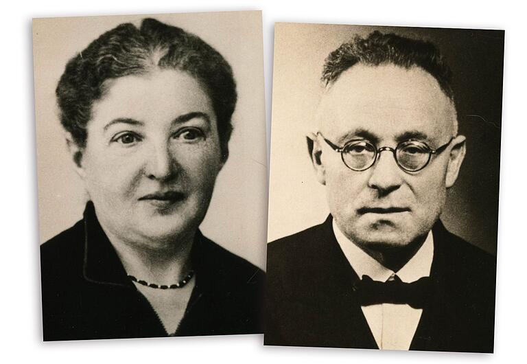  Das Ehepaar Helene
und Hermann Rothschild. Das Ehepaar Helene
und Hermann Rothschild. 