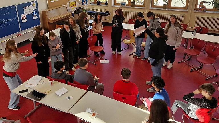 Antirassismus-Projekttag an der Sinngrund-Mittelschule Burgsinn.