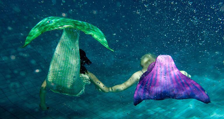 Lust, mal wie eine Meerjungfrau zu schwimmen? Am Sonntag lässt sich's in Lohr ausprobieren. Lust, mal wie eine Meerjungfrau zu schwimmen? Am Sonntag lässt sich's in Lohr ausprobieren.