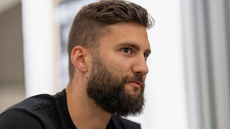 Maximilian Kleber bei einem Besuch in Würzburg im Juni 2023. Maximilian Kleber bei einem Besuch in Würzburg im Juni 2023.