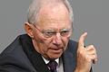 Bundestag       -  Wolfgang Schäuble: Der Bundesfinanzminister übt Kritik am Vorgehen der Griechen in den Reformbemühungen.