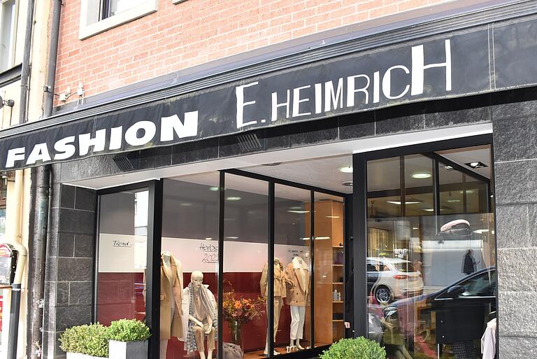 Schließt zum Jahresende: Fashion Heimrich in der Zehntstraße.