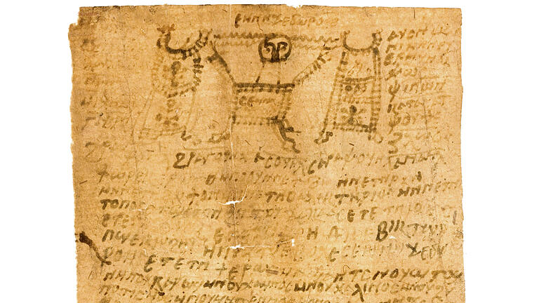 Ein koptischer Bindezauber aus dem 10. Jahrhundert n. Chr. (UB Würzburg, P.Würzb.Inv.42): Mit diesem magischen Text erhoffte sich ein junger Mann namens Viktor einen wirksamen Schutz vor den Verleumdungen durch Semne, einer spitzzüngigen Klatschbase. Dieser Papyrus ist einer von 52 Objekten aus der Würzburger Papyrussammlung, die im Rahmen der KEK-Modellprojektförderung restauriert und neu verglast werden. Ein koptischer Bindezauber aus dem 10. Jahrhundert n. Chr. (UB Würzburg, P.Würzb.Inv.42): Mit diesem magischen Text erhoffte sich ein junger Mann namens Viktor einen wirksamen Schutz vor den Verleumdungen durch Semne, einer spitzzüngigen Klatschbase. Dieser Papyrus ist einer von 52 Objekten aus der Würzburger Papyrussammlung, die im Rahmen der KEK-Modellprojektförderung restauriert und neu verglast werden.