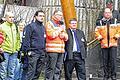 Unter Beobachtung: Die Praxisdemonstration beim Notfallmedizinischen Forum wurde von den Fachleuten genau beobachtet.