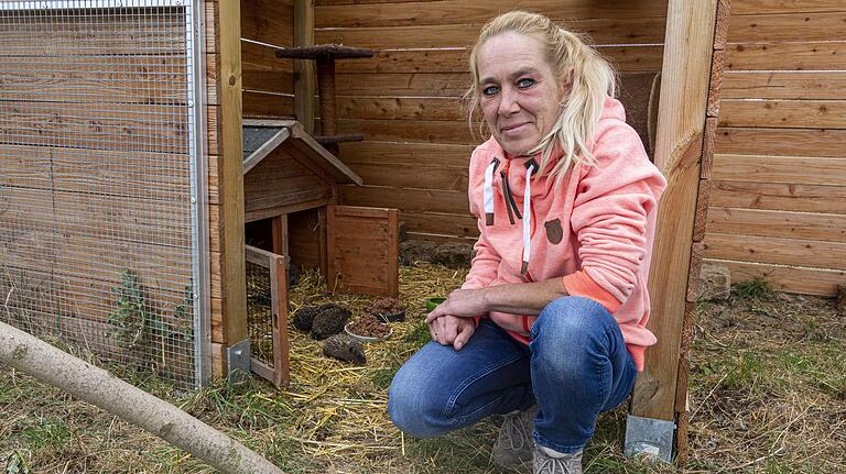 Tierheimleiterin Britta Merkel kümmert sich hingebungsvoll um ihre Schützlinge. Ihr neuestes Vorhaben:&nbsp; ein eigenes Gehege für Waschbären und andere Wildtiere.