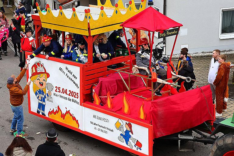 Die Feuerwehr Heubach machte auf ihr Jubiläumsfest im April aufmerksam. Die Feuerwehr Heubach machte auf ihr Jubiläumsfest im April aufmerksam.